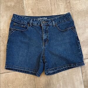 St. John's Bay Dark Blue Jean Shorts